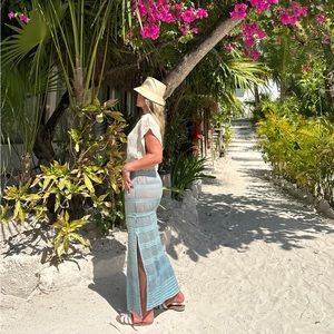Baobab Sold Out Crochet Ombre Maxi Dress | Swim Cover-Up